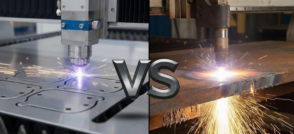 corte a laser vs corte plasma